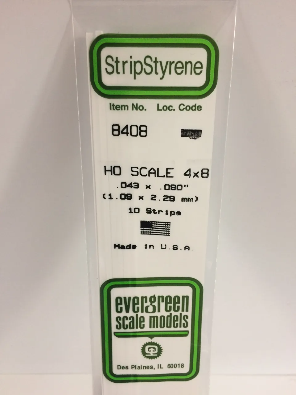 evergreen-strips-8408-baguette-ho-1-1x2-3-mm-10-pi-ces image 1