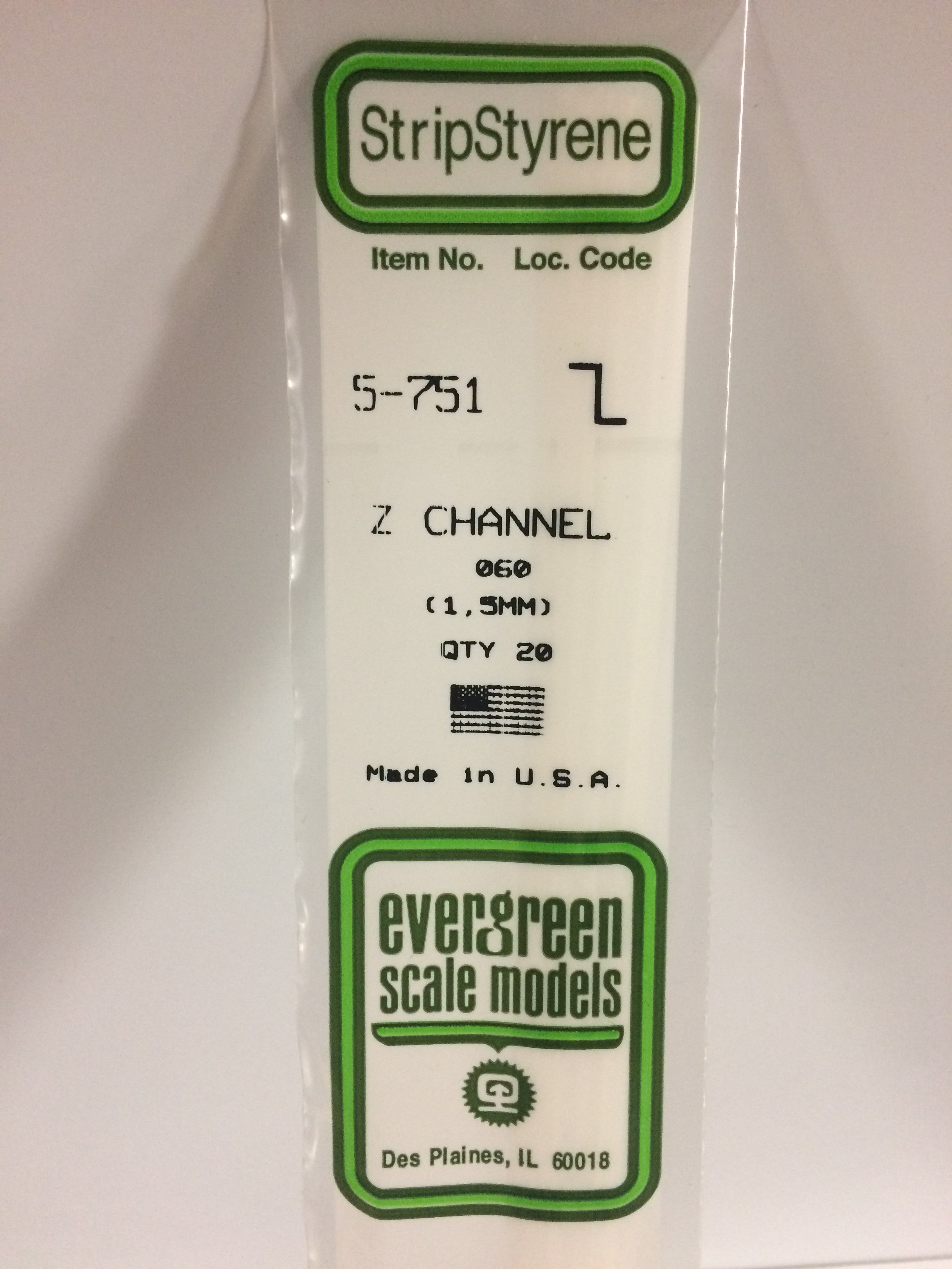 evergreen-shapes-751-profil-en-z-plastique-1-5mm-4-pi-ces-blanc image 2