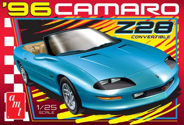 amt-camaro-z28-convertible-1996-maquette-1-25-d-capotable image 1