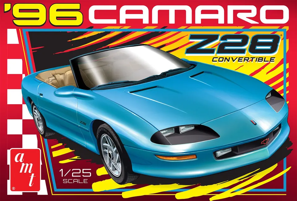 amt-camaro-z28-convertible-1996-maquette-1-25-d-capotable image 1