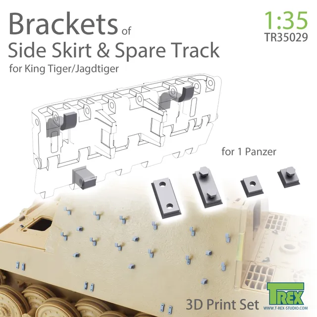 t-rex-35029-supports-jupes-chenilles-king-tiger-1-35 image 1