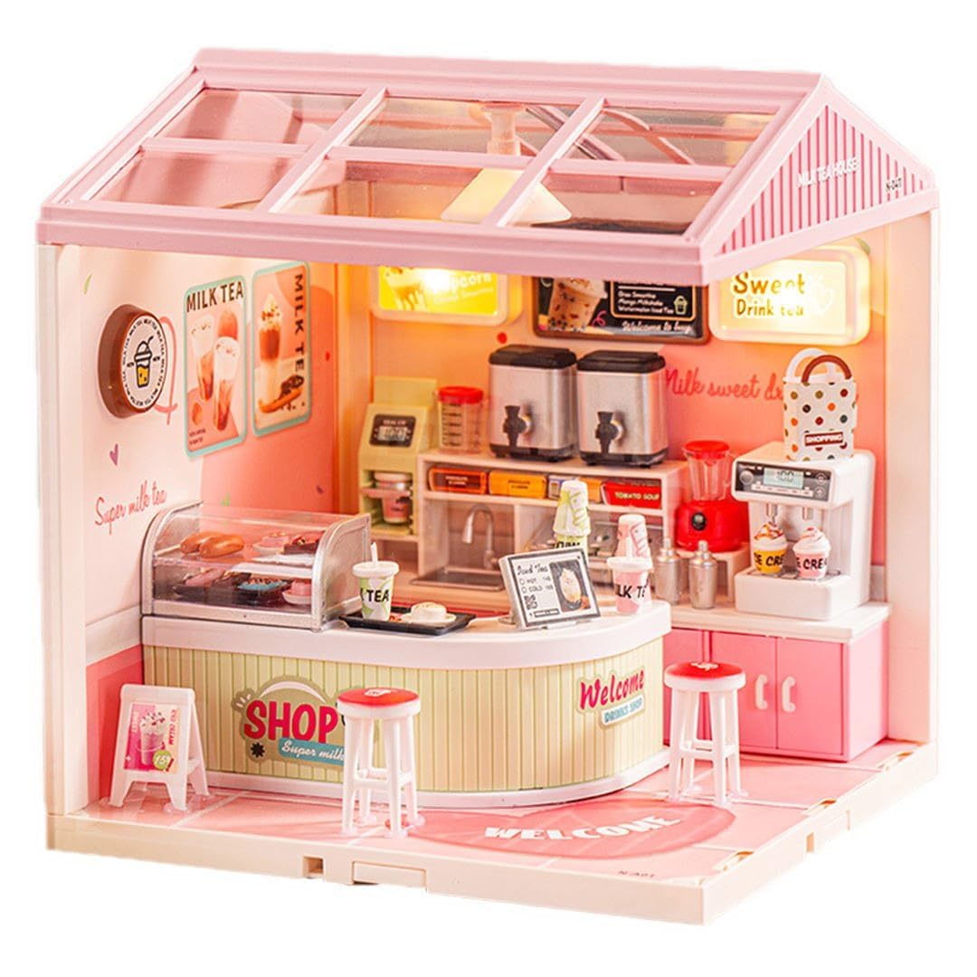 jiaerle-toys-jel-0411-mini-milk-tea-shop-maison-miniature-diy image 3