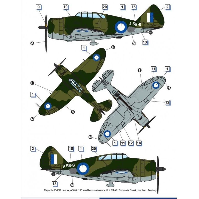 dora-wings-1-72-republic-p-43-lancer-maquette-avion-reco image 4