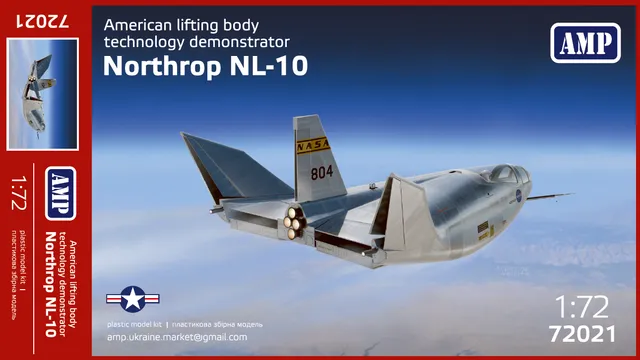 amp-72021-northrop-hl-10-maquette-avion-1-72-exp-rimental image 1