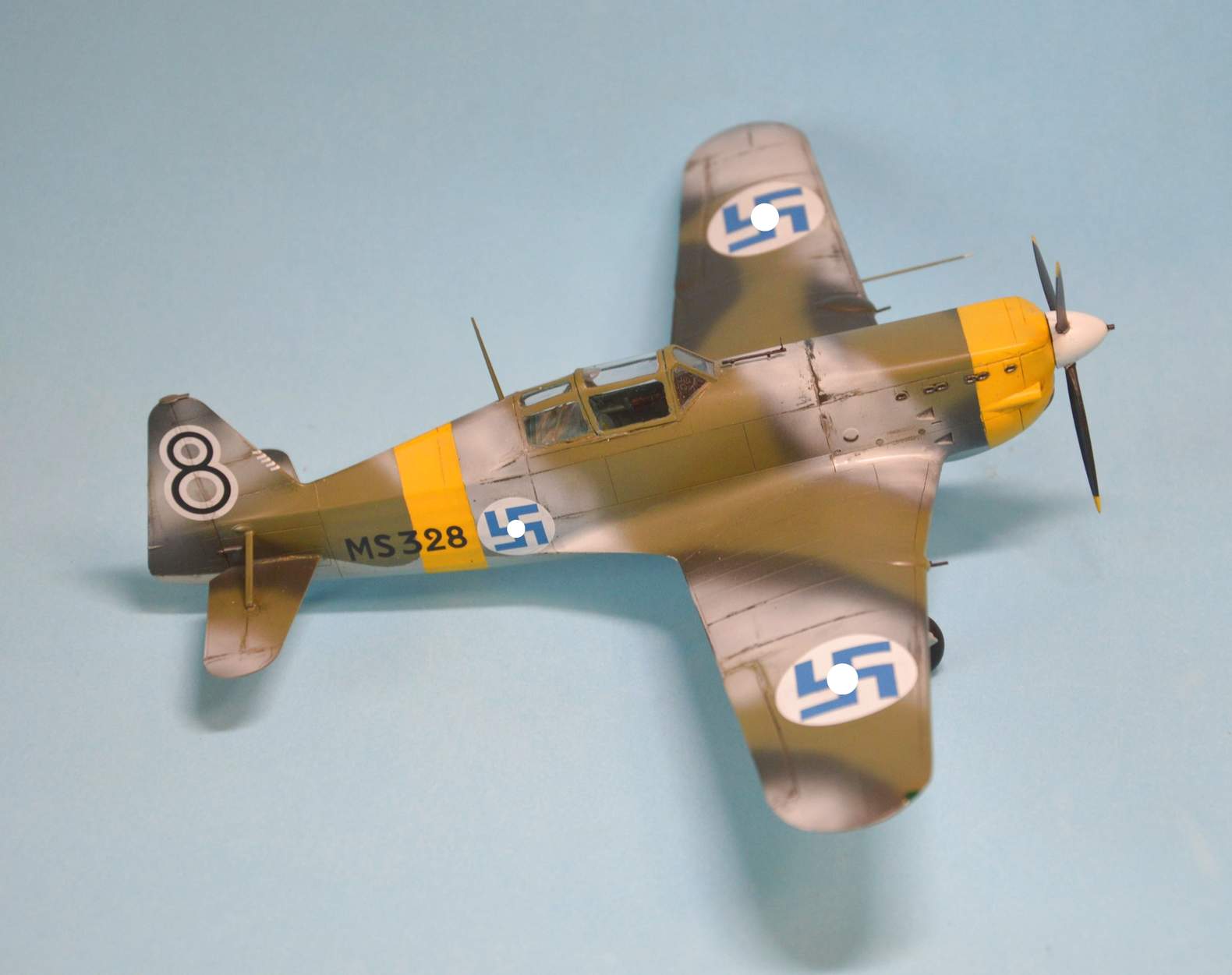 dora-wings-morane-ms-406-maquette-mont-e-1-48-finlande image 4