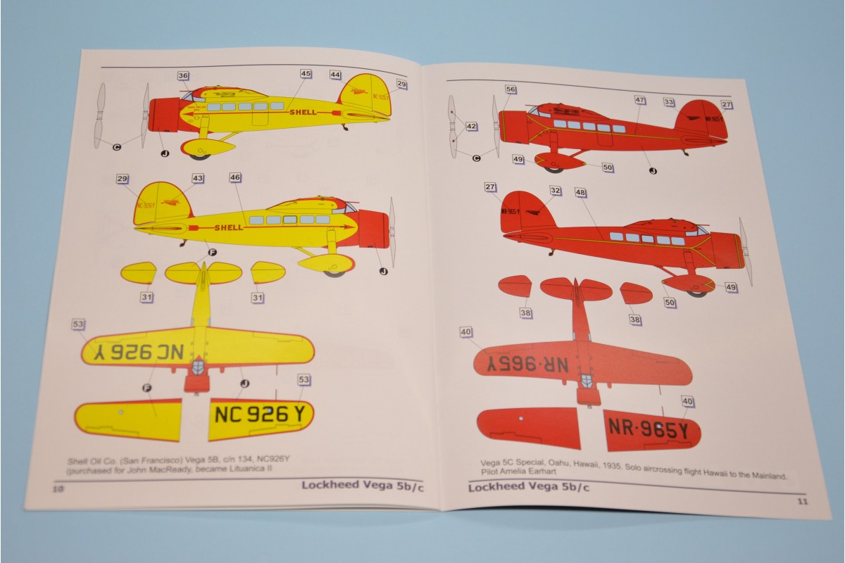 dora-wings-lockheed-vega-5c-1-48-kit-maquette-avion-civil image 2