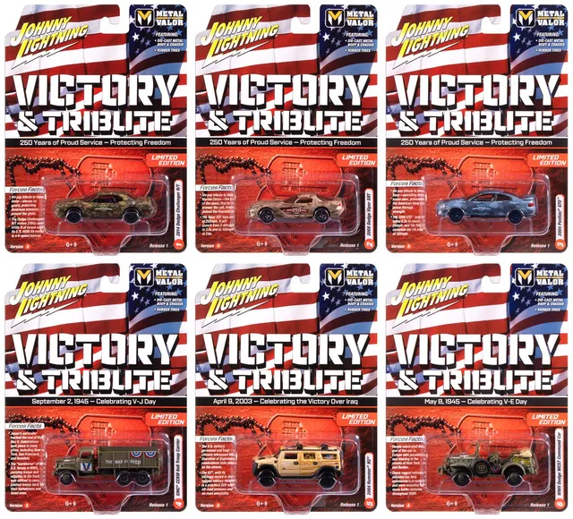johnny-lightning-military-2025-set-a-miniature-6-pi-ces image 1