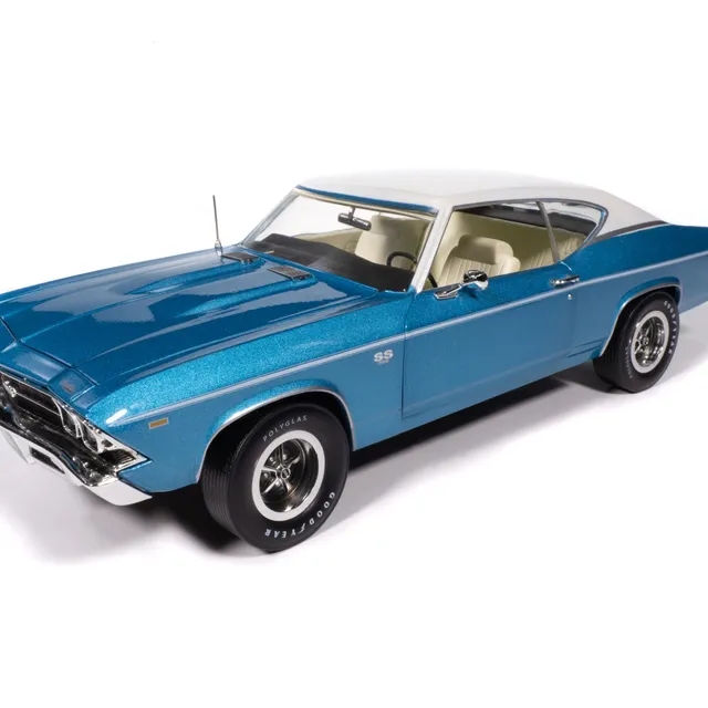american-muscle-chevelle-1969-mcacn-miniature-1-18-turquoise image 1