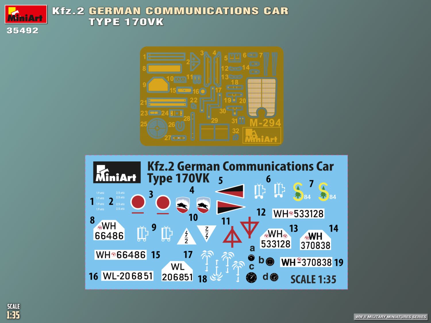 miniart-35492-kfz-2-170vk-maquette-camion-1-35-allemand image 4