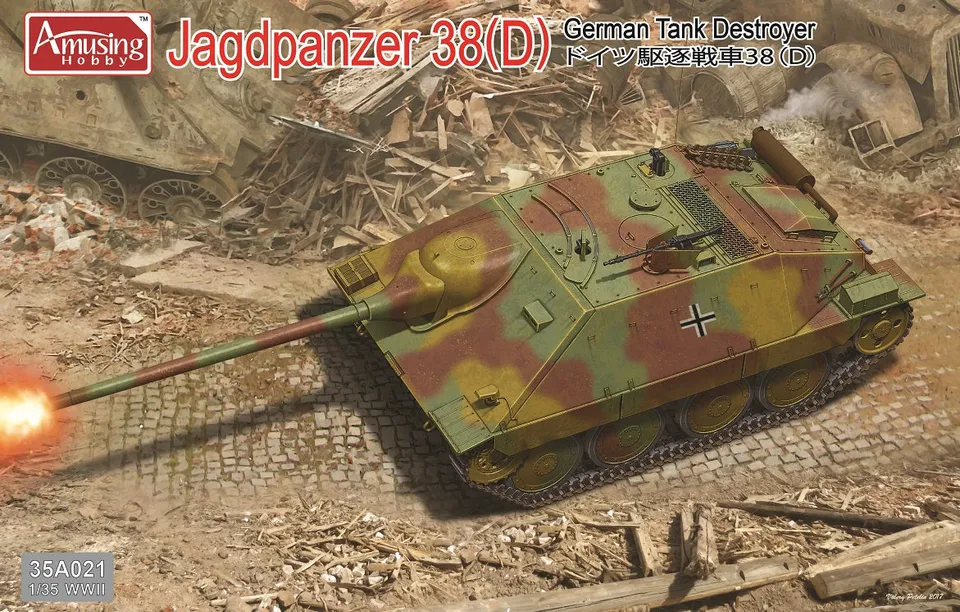 amusing-hobby-35a021-jagdpanzer-38-d-maquette-char-1-35 image 1