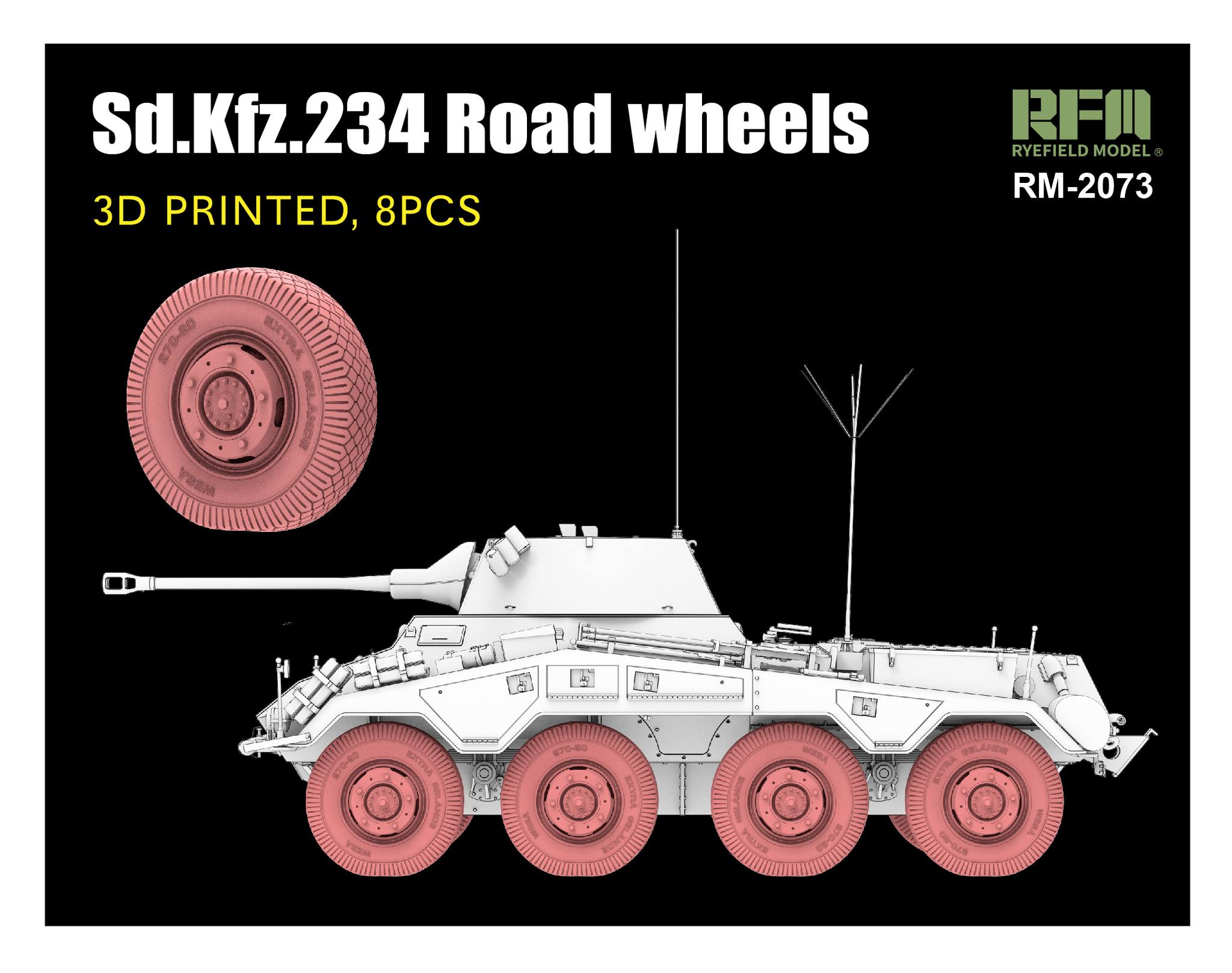rye-field-model-2073-roues-sd-kfz-234-maquette-1-35-3d-lest-es image 1