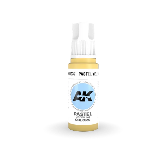 ak-interactive-3g-peinture-jaune-pastel-17ml-acrylique image 1