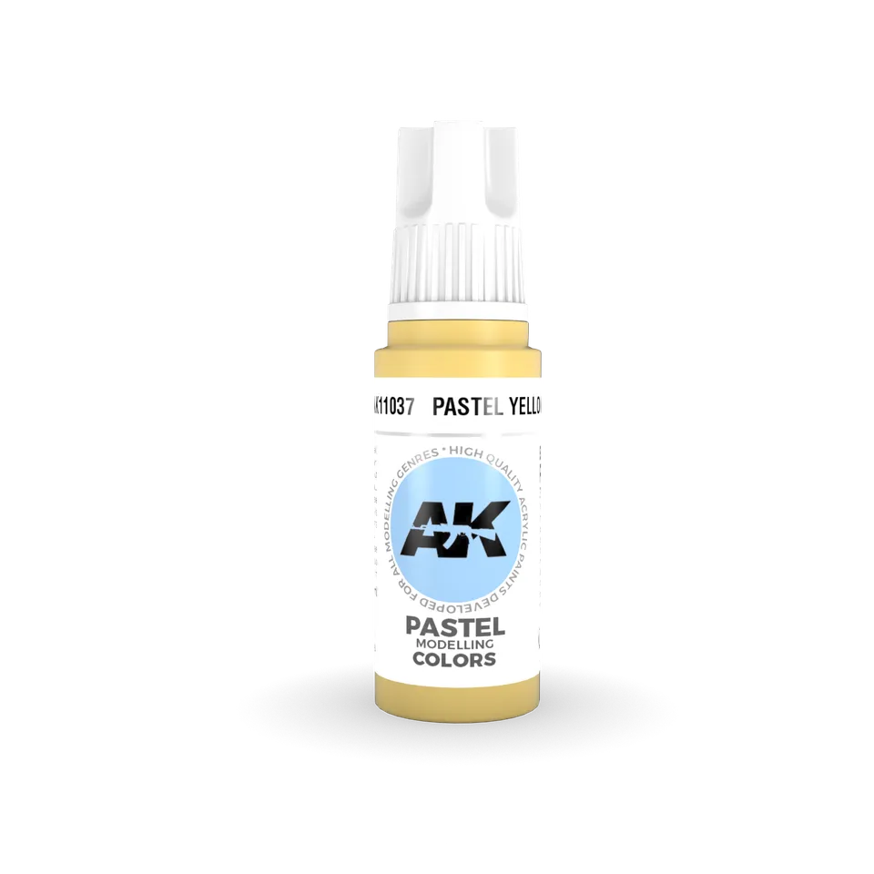 ak-interactive-3g-peinture-jaune-pastel-17ml-acrylique image 1