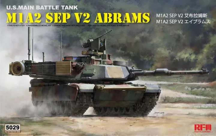 rye-field-model-5029-m1a2-sep-v2-abrams-maquette-char-1-35 image 1