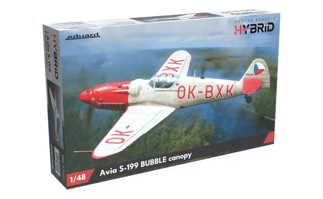 eduard-948012-avia-s-199-bubble-canopy-1-48-maquette-avion image 1
