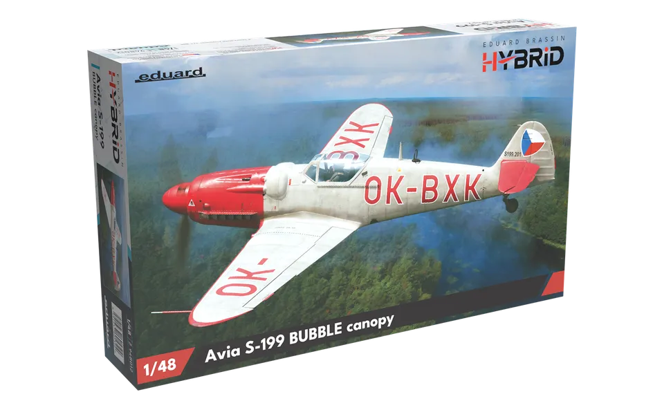 eduard-948012-avia-s-199-bubble-canopy-1-48-maquette-avion image 1