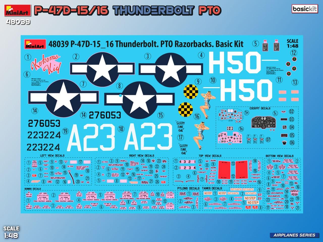 miniart-48039-p-47d-thunderbolt-maquette-avion-1-48-razorback image 2