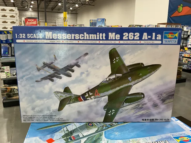 trumpeter-messerschmitt-me-262-a-1a-maquette-avion-1-32 image 1