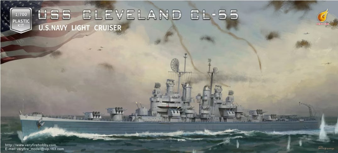 very-fire-vf700920-uss-cleveland-cl-55-croiseur-1-700-standard image 1