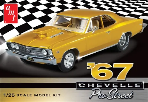 amt-1967-chevy-chevelle-pro-street-maquette-voiture-1-25-drag image 1