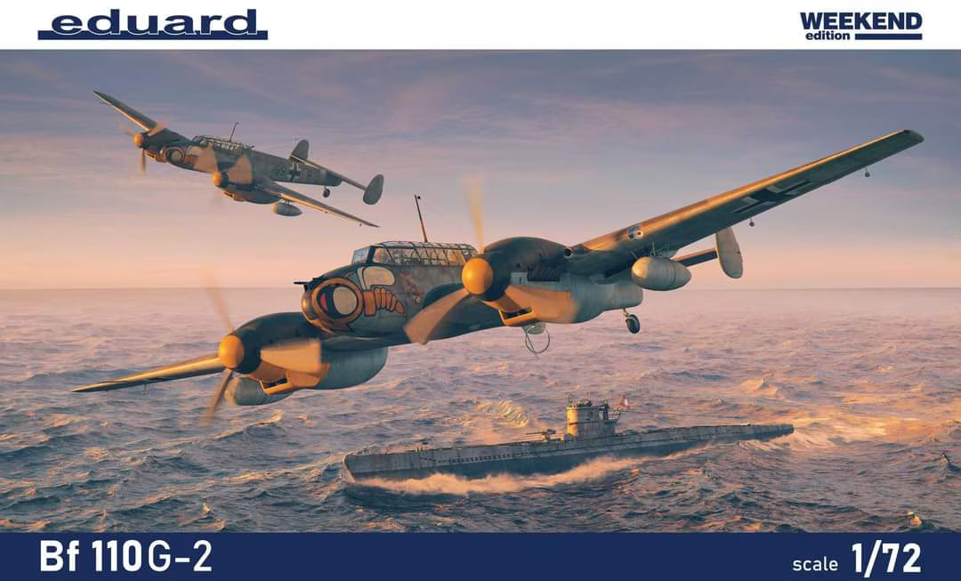 eduard-7468-bf-110g-2-weekend-maquette-avion-1-72 image 1