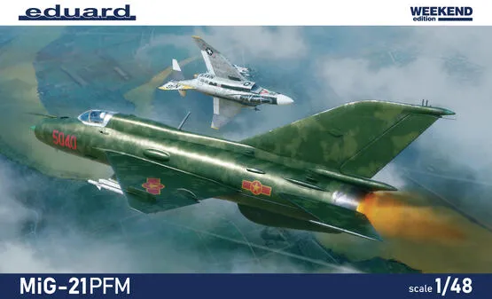 eduard-84202-mig-21pfm-maquette-avion-1-48-russe image 1