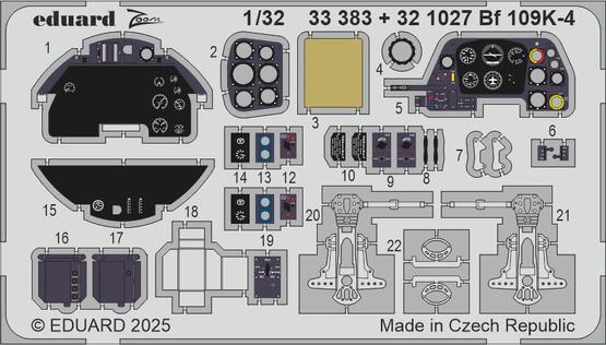 eduard-634052-bf-109-k-4-l-k-set-cockpit-1-32-kotare image 1
