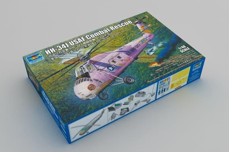 trumpeter-02884-hh-34j-combat-rescue-maquette-h-licopt-re-1-48 image 1