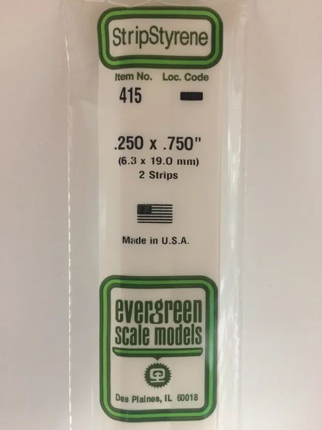 evergreen-strips-415-baguette-polystyr-ne-blanc-6-3x19mm-2-pcs image 1