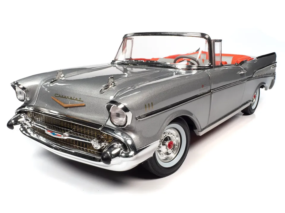 auto-world-chevrolet-bel-air-1957-cabriolet-miniature-1-18 image 1