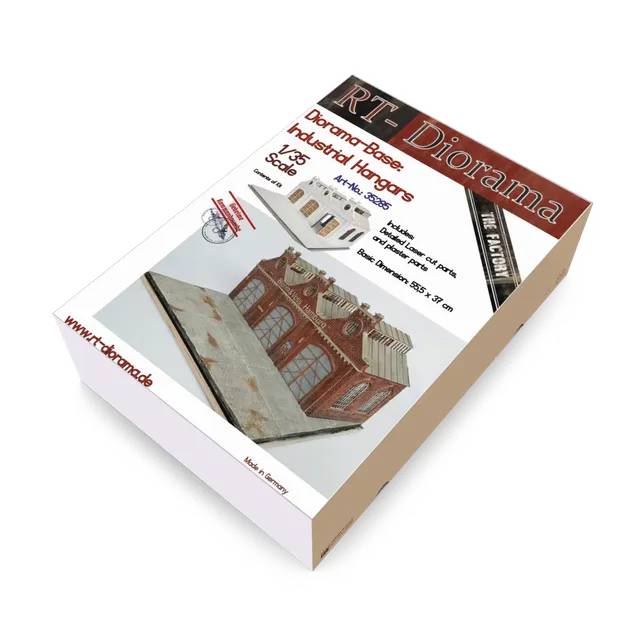 rt-diorama-35285-base-industrial-hangars-c-ramique-1-35 image 1