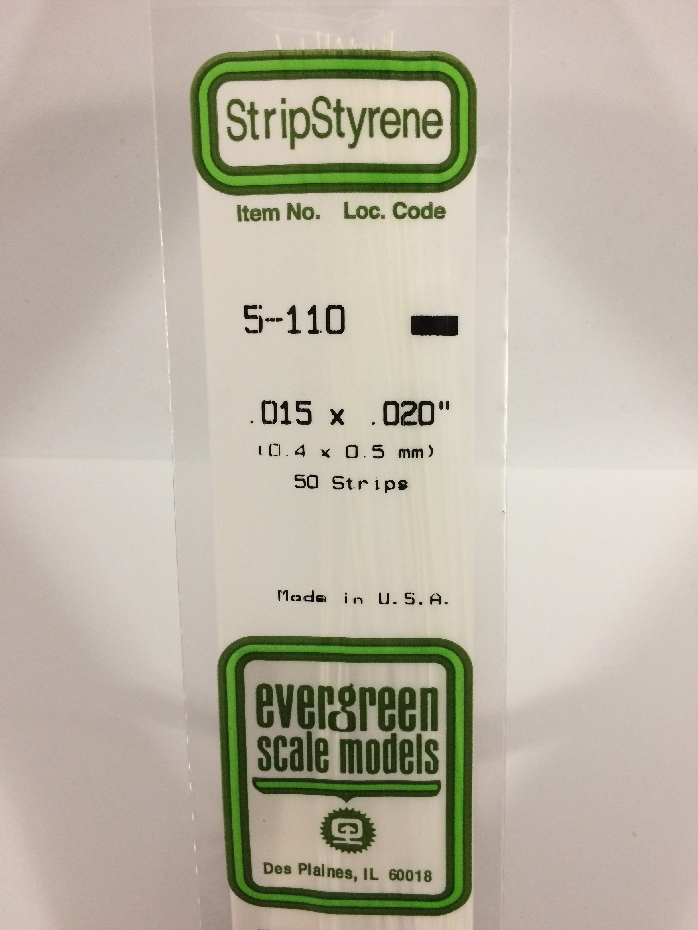 evergreen-strips-110-baguette-polystyr-ne-blanche-0-38x0-5mm-x10 image 2