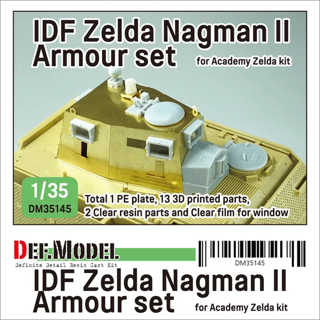 def-model-dm35145-blindage-zelda-nagman-ii-1-35-idf-academy image 1