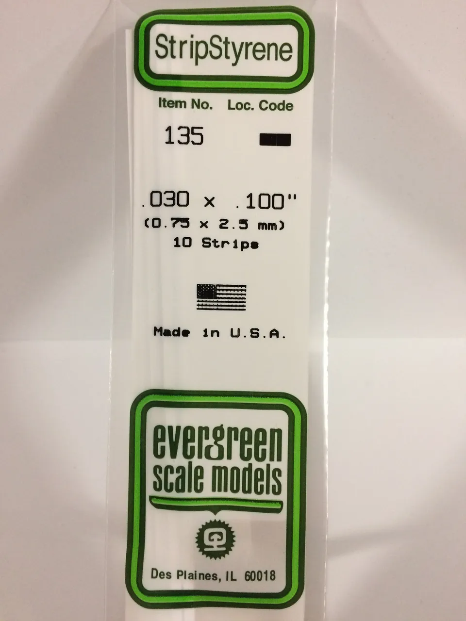 evergreen-strips-135-profil-polystyr-ne-blanc-0-75x2-5mm-10-pi-ces image 1