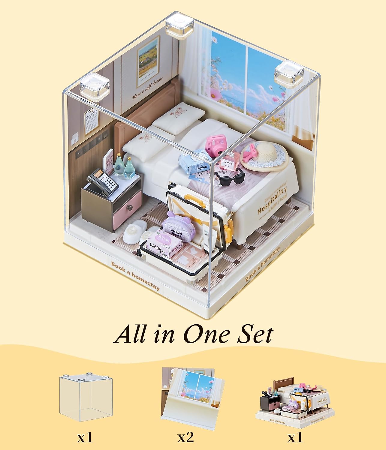 fairy-care-dreamy-bay-scene-book-homestay-kit-maison-miniature image 6