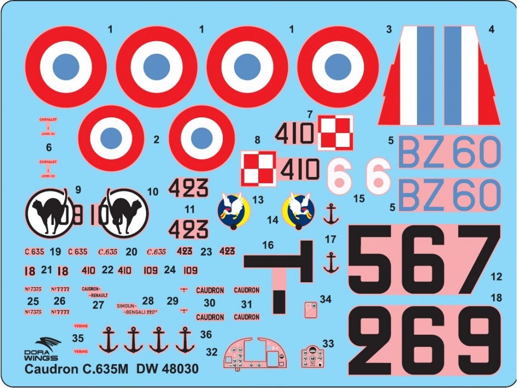 dora-wings-caudron-c-635-simoun-kit-1-48-liaison image 4