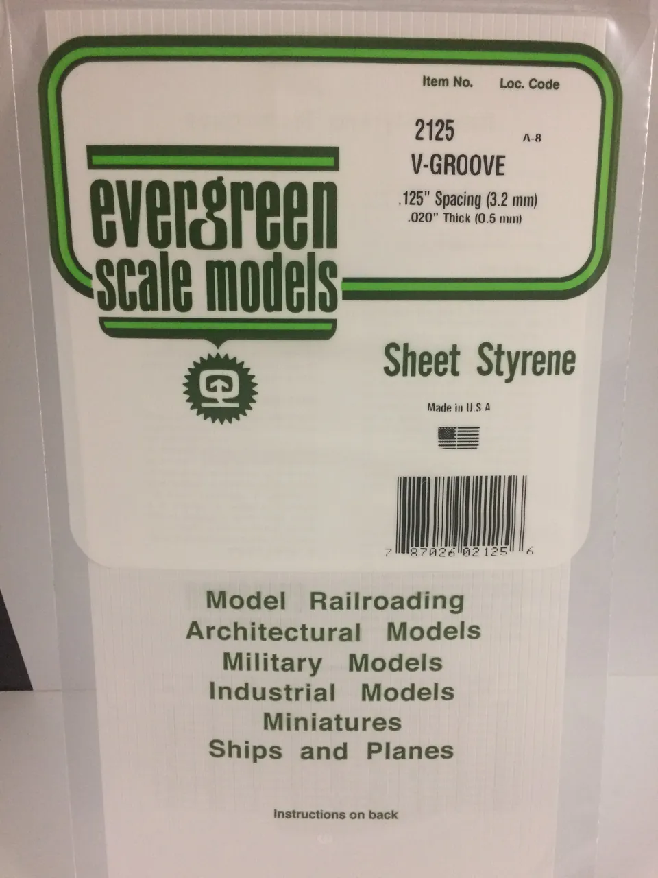 evergreen-siding-2125-plaque-v-groove-3-2-mm-blanc image 1