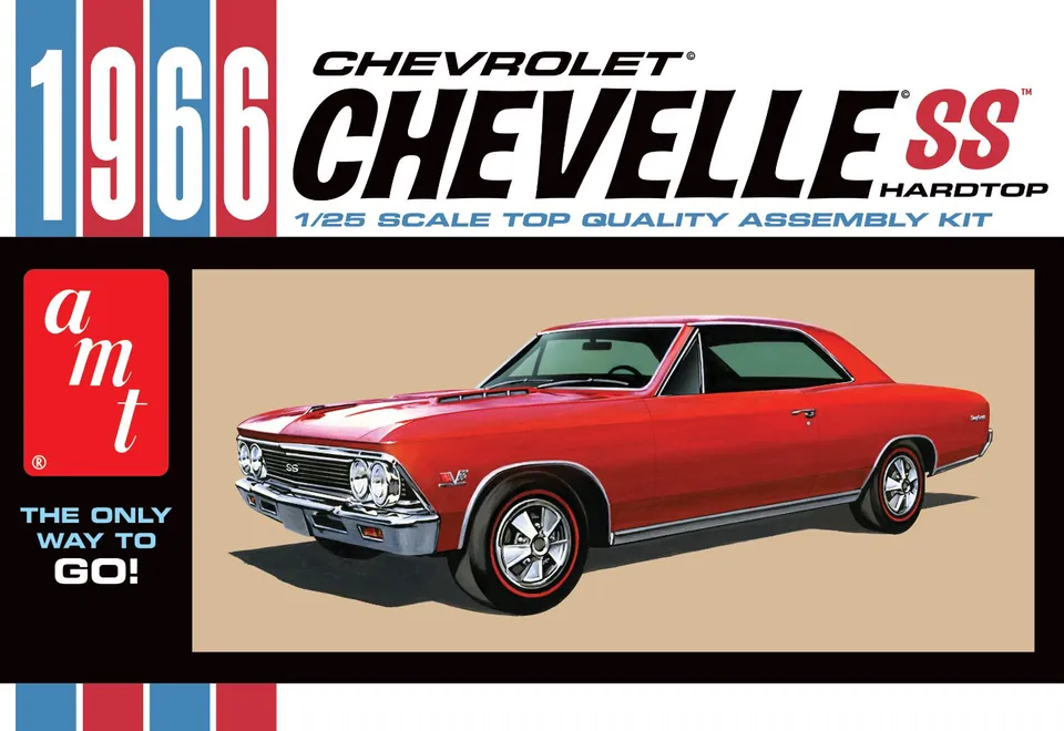 amt-1966-chevy-chevelle-ss-maquette-1-25-muscle-car image 1