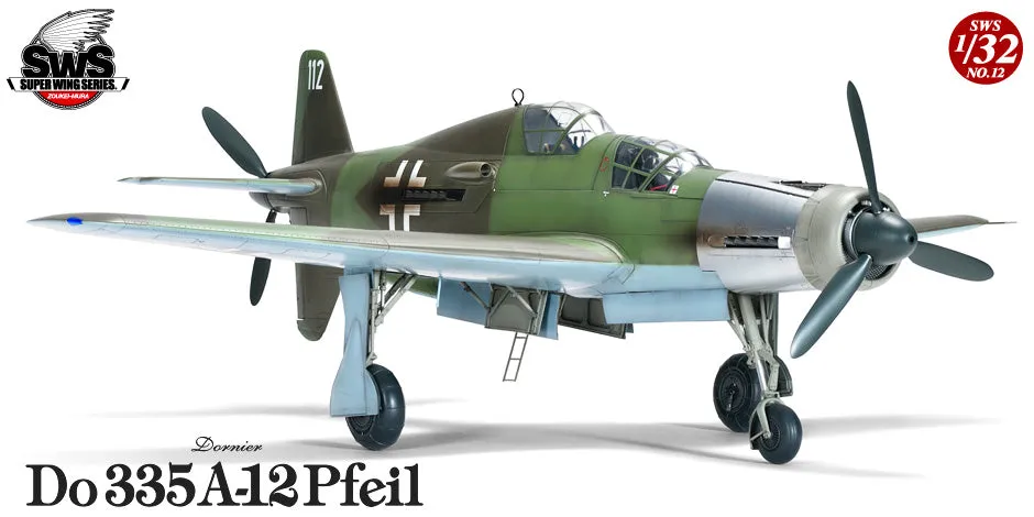 zoukei-mura-sws-3212-dornier-do335a-12-maquette-avion-1-32-biplace image 1