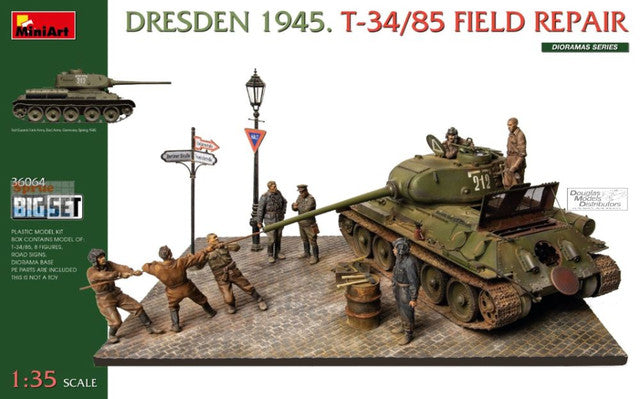 miniart-36064-dresden-1945-t-34-85-maquette-char-1-35 image 1