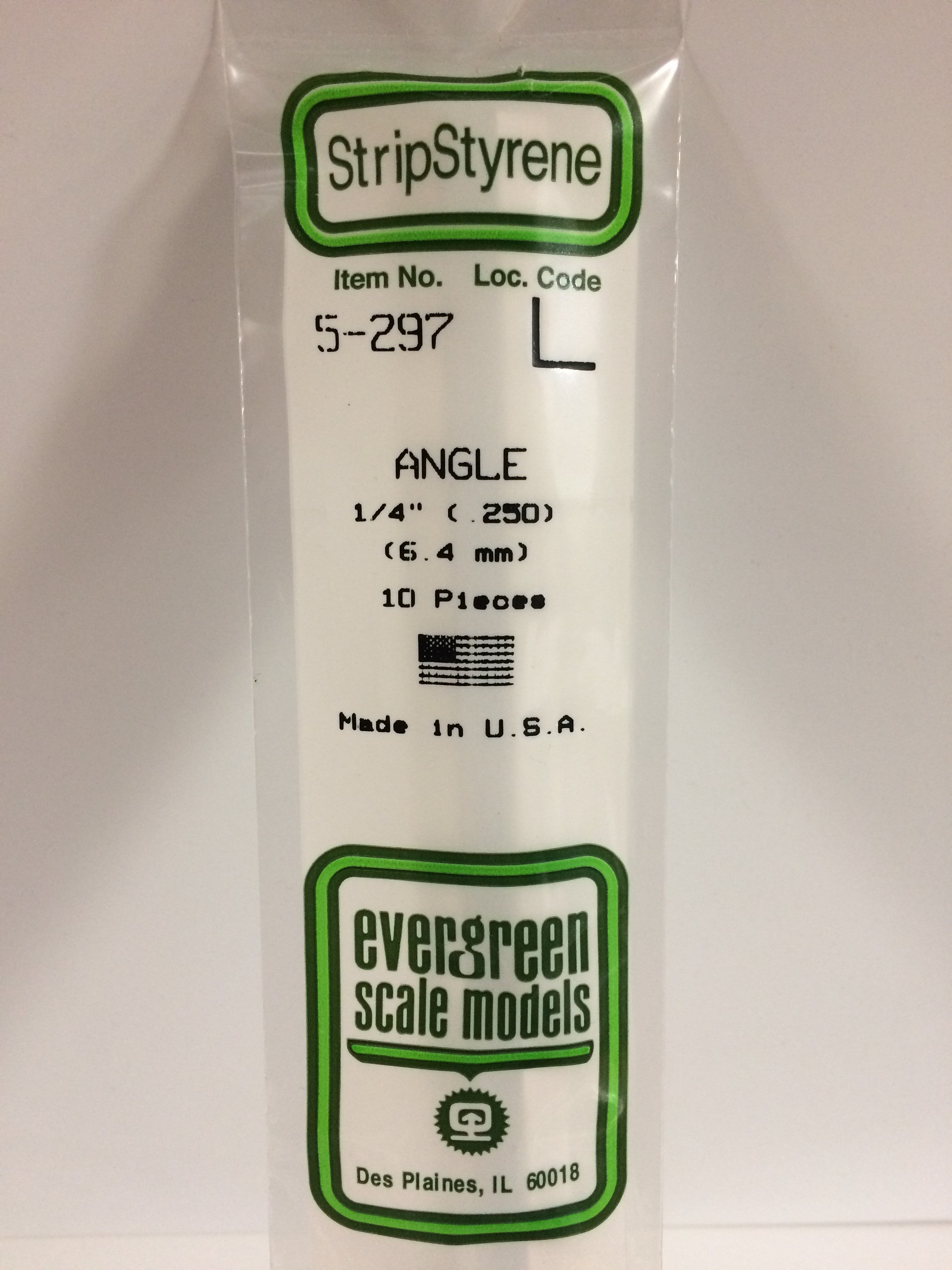 evergreen-shapes-297-corni-re-blanche-6-3-mm-2-pcs image 2