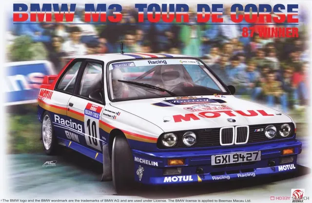 beemax-24029-bmw-m3-e30-maquette-voiture-1-24-tour-de-corse-87 image 1