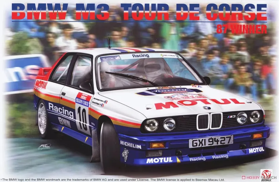 beemax-24029-bmw-m3-e30-maquette-voiture-1-24-tour-de-corse-87 image 1