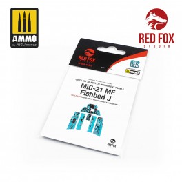 red-fox-48015-tableau-de-bord-mig-21mf-1-48-pour-academy image 1
