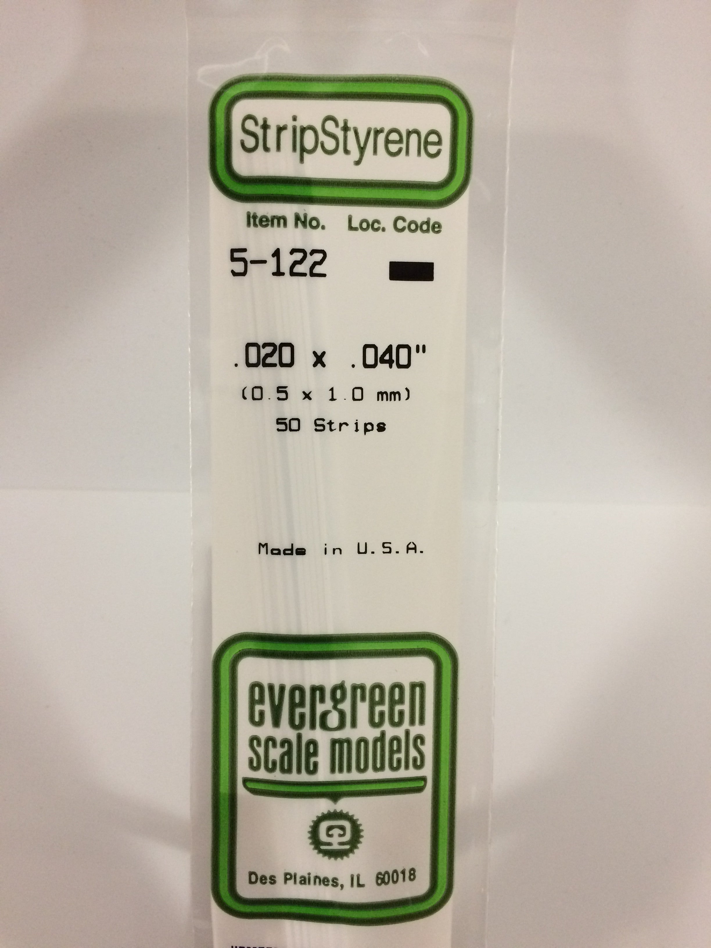 evergreen-strips-122-profil-plastique-blanc-0-5x1-0-mm-10-pi-ces image 2