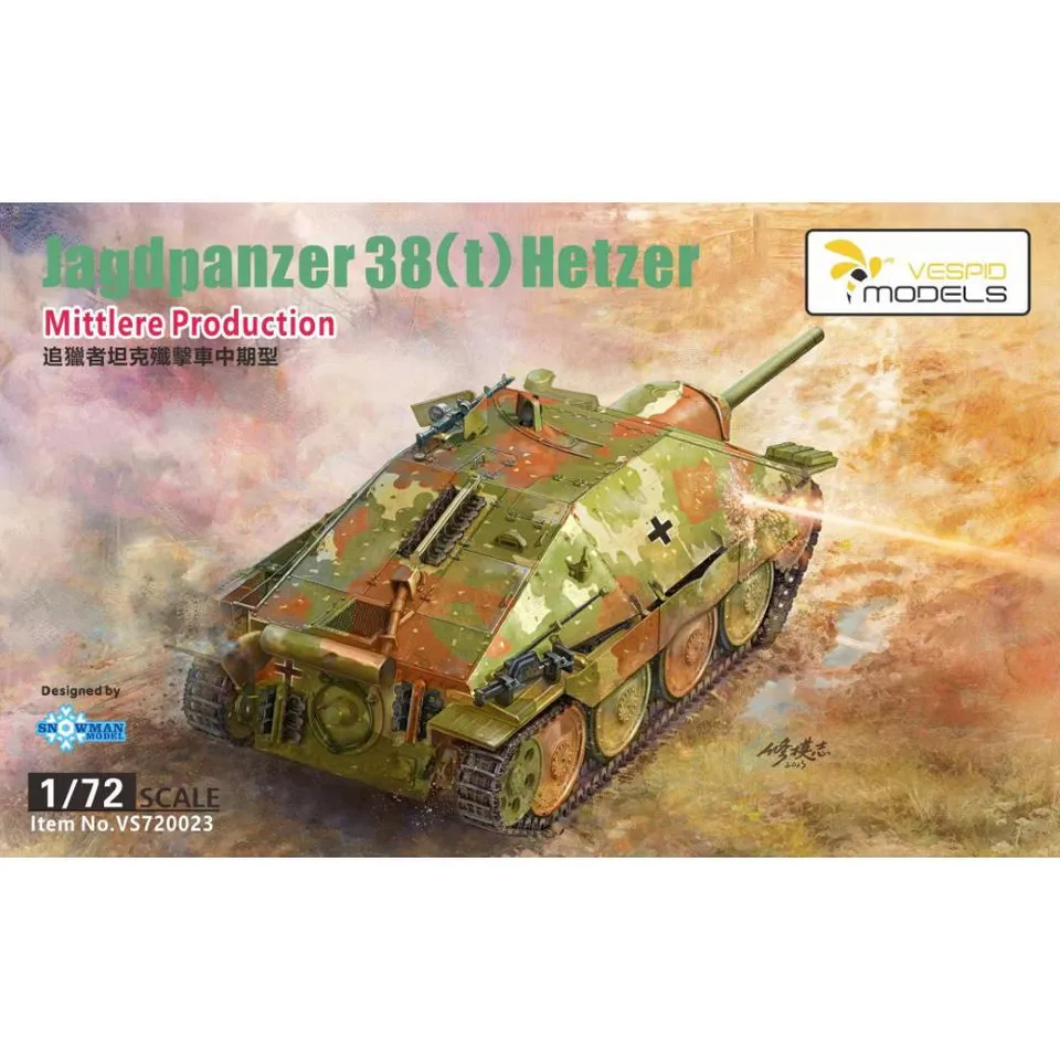 vespid-vs720023-hetzer-mid-maquette-char-1-72-jagdpanzer-38t image 1