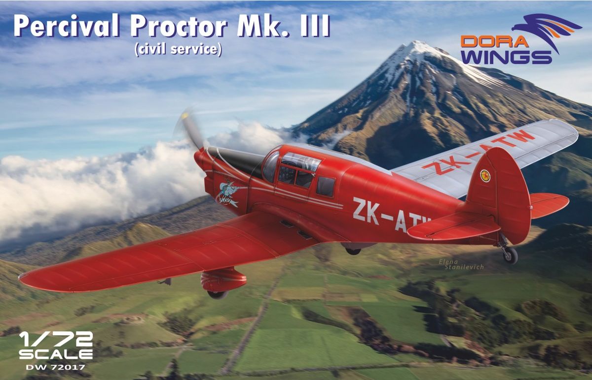 dora-wings-proctor-mk-iii-maquette-avion-1-72-version-civile image 1