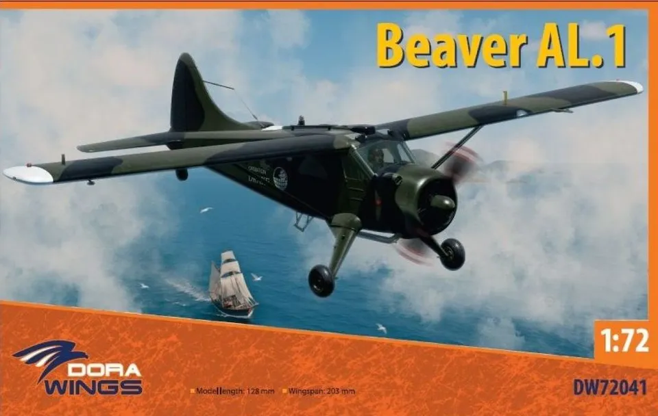 dora-wings-beaver-al-1-maquette-avion-1-72-d-calcos-britanniques image 1