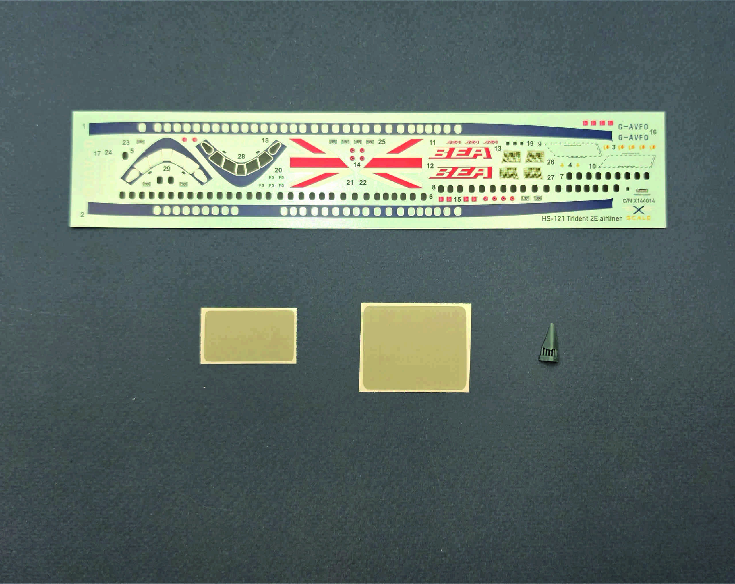 x-scale-x144014-hs-121-trident-2e-maquette-avion-1-144-ligne image 3
