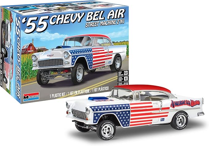 revell-14519-chevy-bel-air-55-maquette-voiture-1-24-street image 1